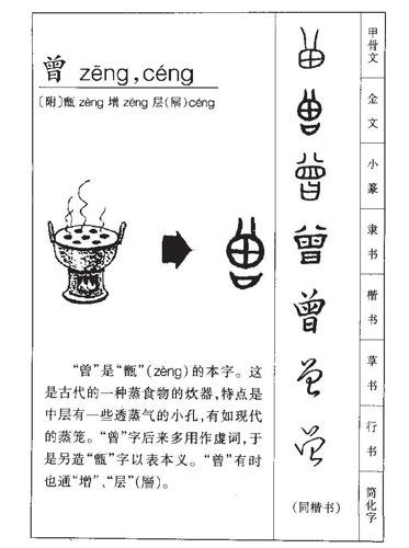 曾字五行|曾字的五行属什么